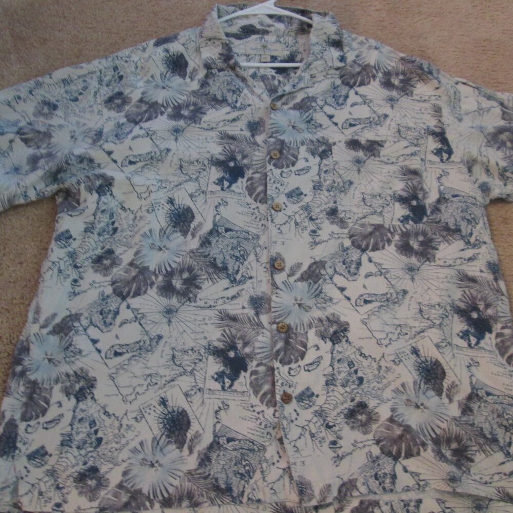 Shirt, XXL, Island Shores, button up